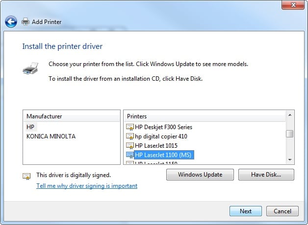 hp laserjet p1106 printer driver download for win 10